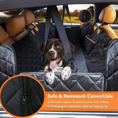 TravelGuard™ Universal Waterproof Pet Car Seat Cover & Hammock – Fits Cars, Trucks & SUVs