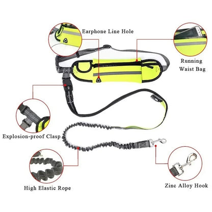 TrailMate™ Hands-Free Dog Running Leash with Waist Belt