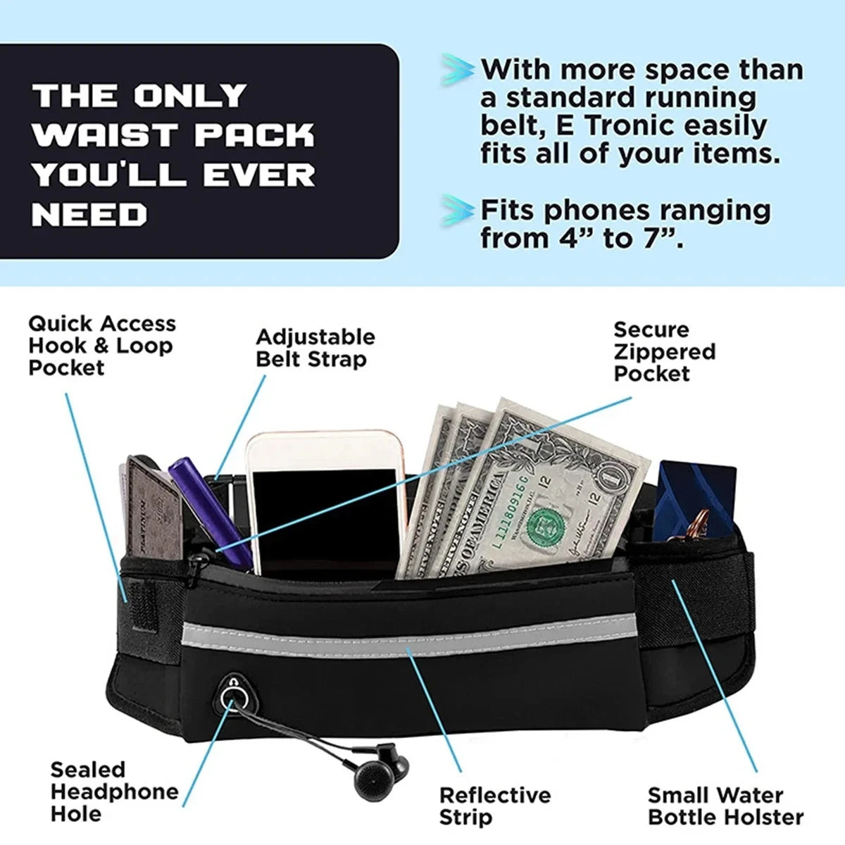 TrailMate™ Hands-Free Dog Running Leash with Waist Belt