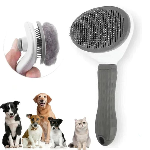 FurFresh™ Self-Cleaning Grooming Brush