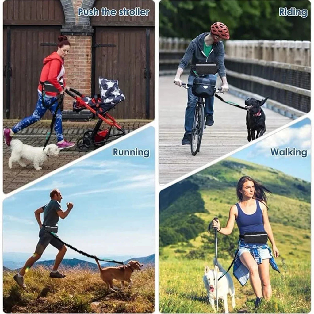 TrailMate™ Hands-Free Dog Running Leash with Waist Belt