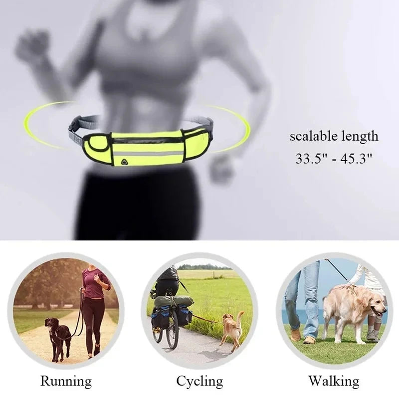 TrailMate™ Hands-Free Dog Running Leash with Waist Belt