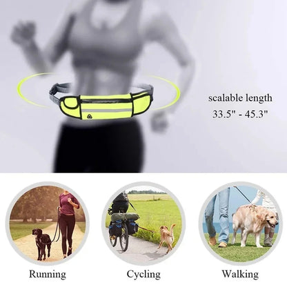 TrailMate™ Hands-Free Dog Running Leash with Waist Belt