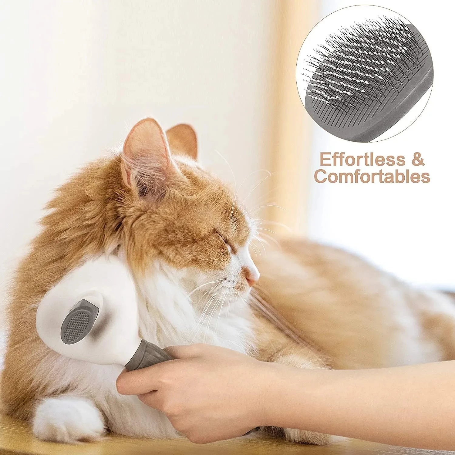FurFresh™ Self-Cleaning Grooming Brush