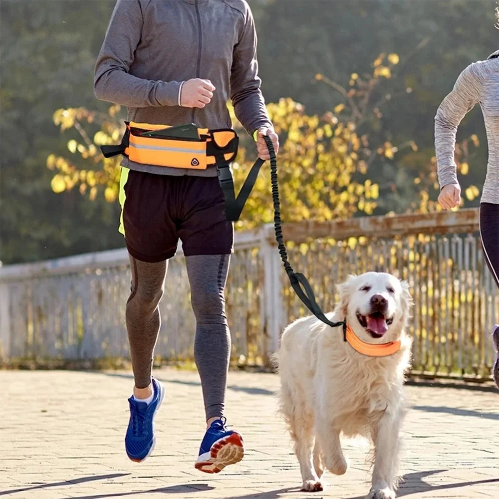 TrailMate™ Hands-Free Dog Running Leash with Waist Belt