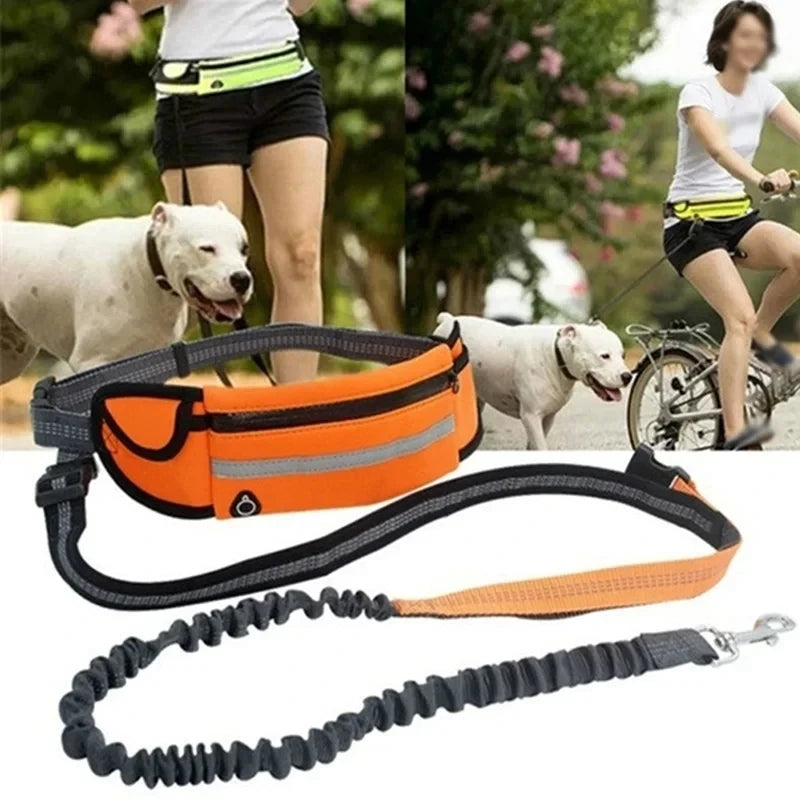TrailMate™ Hands-Free Dog Running Leash with Waist Belt