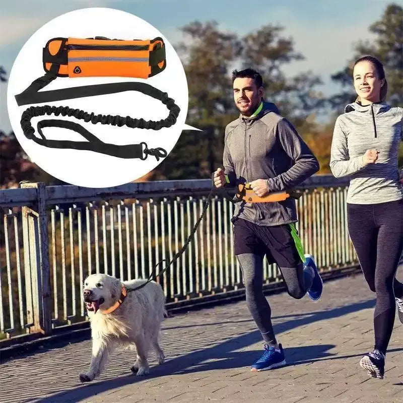 TrailMate™ Hands-Free Dog Running Leash with Waist Belt