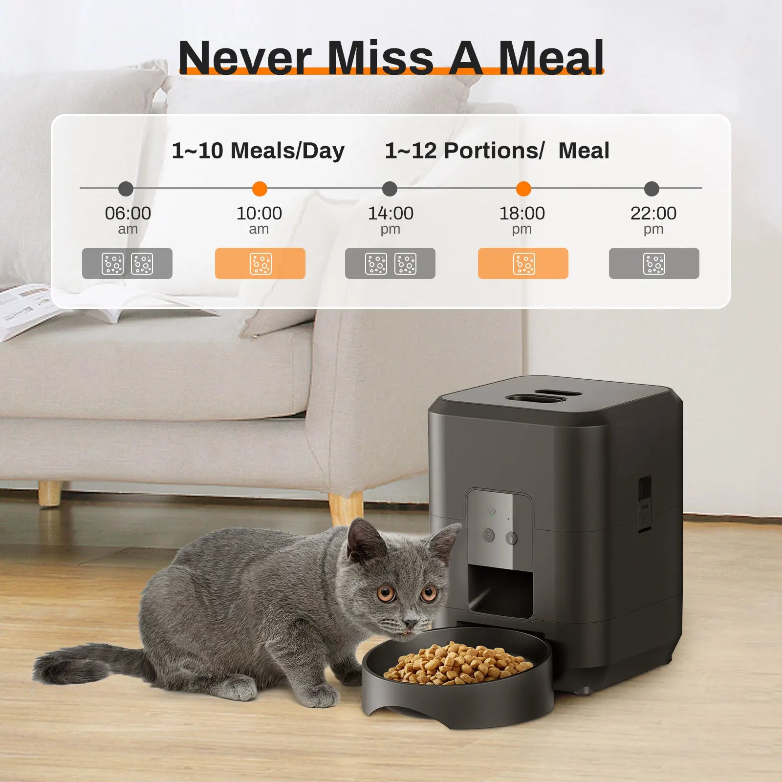 SmartFeed Pro™ WiFi Automatic Pet Feeder