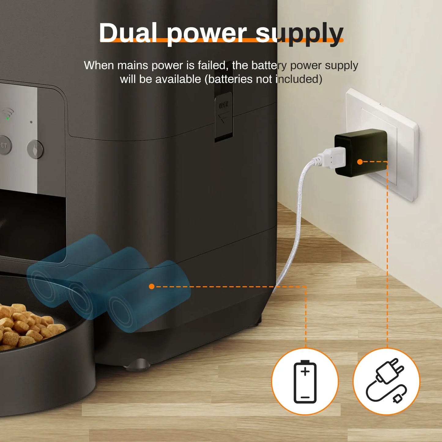 SmartFeed Pro™ WiFi Automatic Pet Feeder